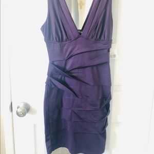 Purple Sleek and Sheik Cocktail Dress